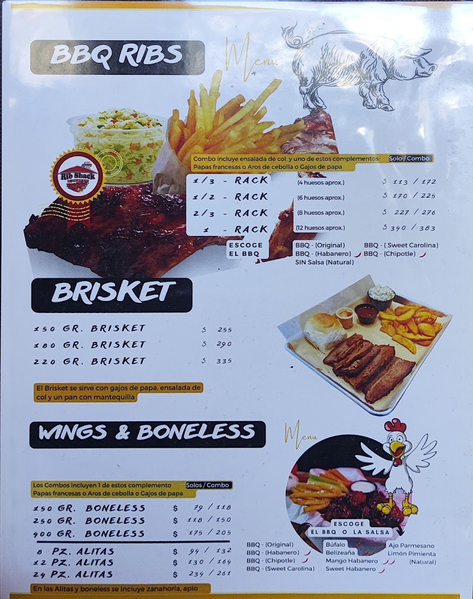 Rib Shack- American Grill Menu - Image 3